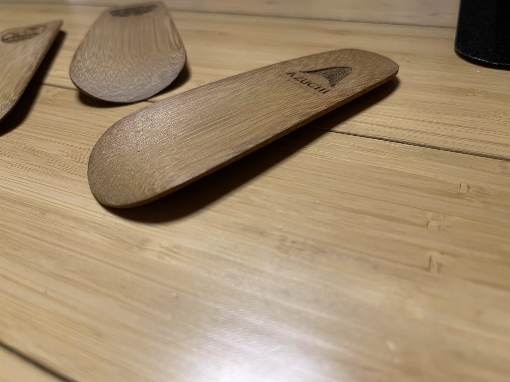 靴べら　炭化竹